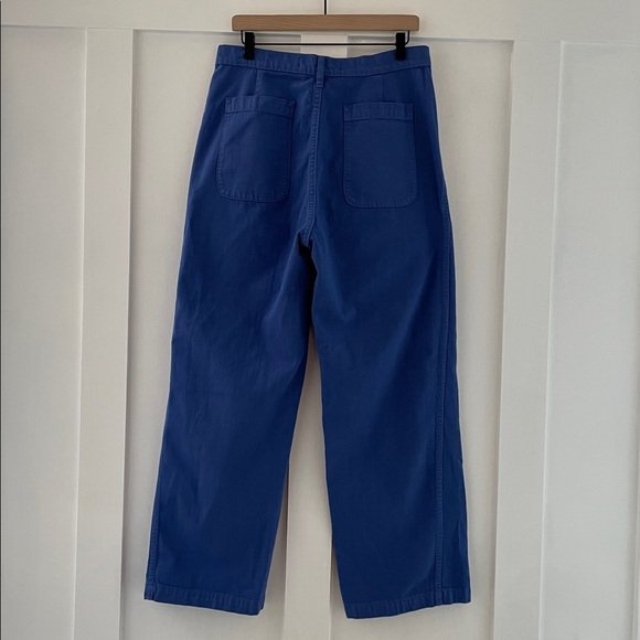 GRAVEL & GOLD Placer High Rise Straight Leg Pants in Labourer Blue Size 32 | 14 - Picture 7 of 16